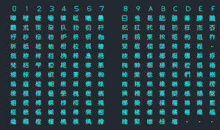 SHXフォントのサンプル