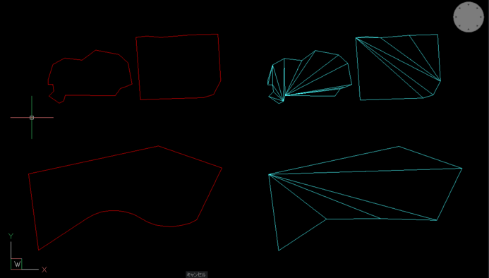 GZ:Triangulate の作図例